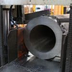 Corte barra perforada grandes espesores