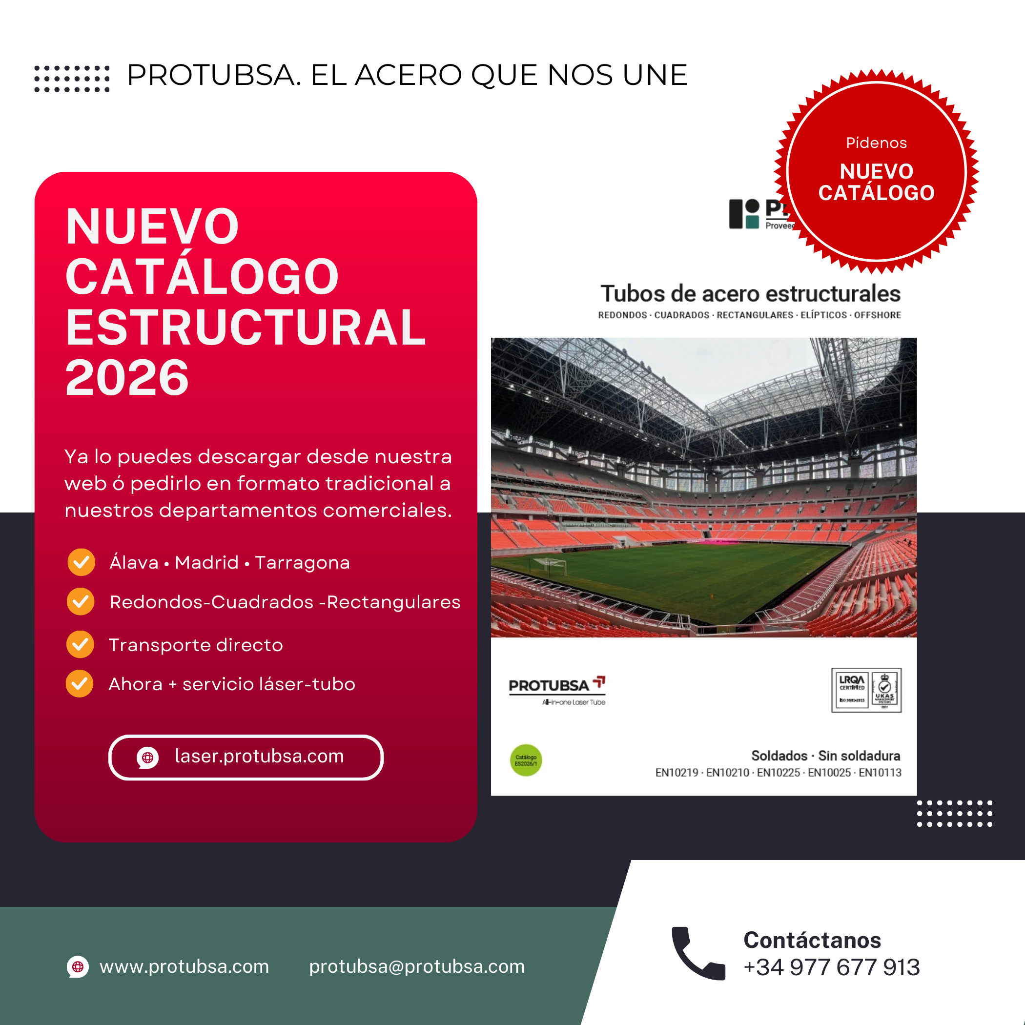 Nuevo Catálogo estructural 2026.
